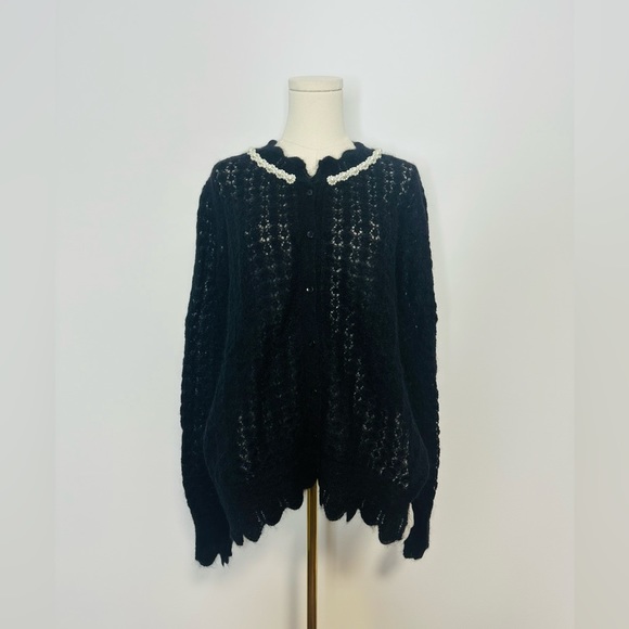 Simone Rocha Scallop Edge Cardigan - Picture 6 of 15